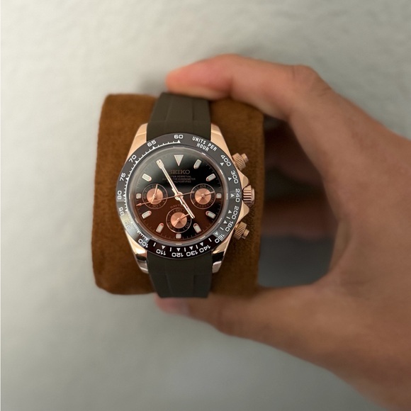 Seiko Mod: Caramel Mocha Daytona - Picture 12 of 14